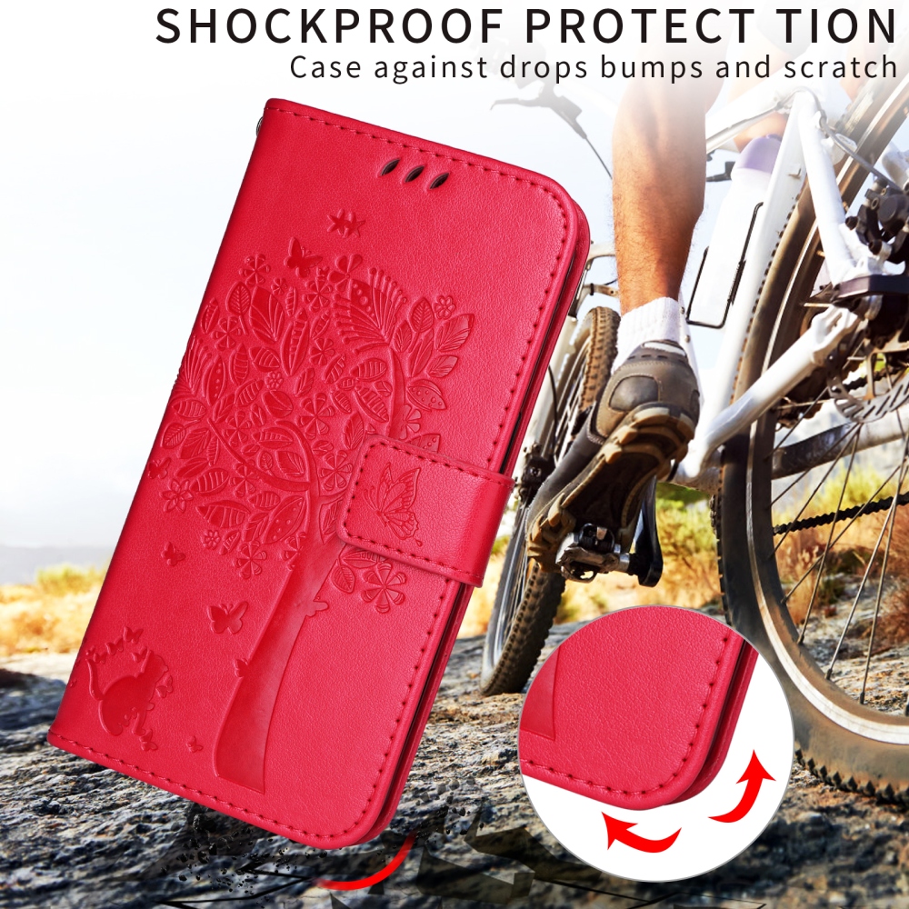 Trees knížkové pouzdro na Samsung Galaxy A57 5G - rose