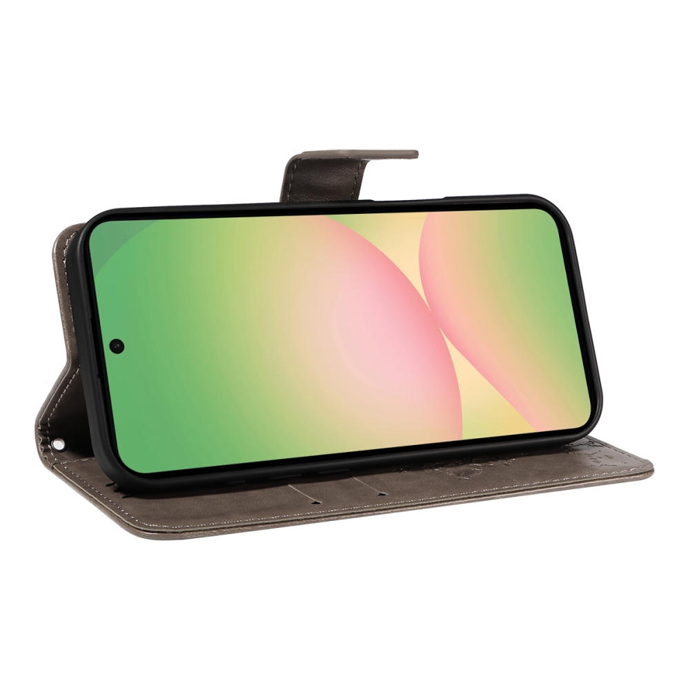 Trees knížkové pouzdro na Samsung Galaxy A57 5G - šedé