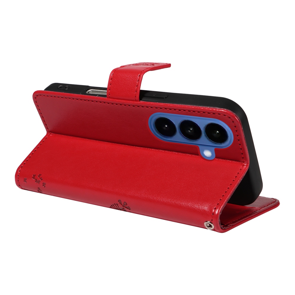 Trees knížkové pouzdro na Samsung Galaxy S26+ - červené