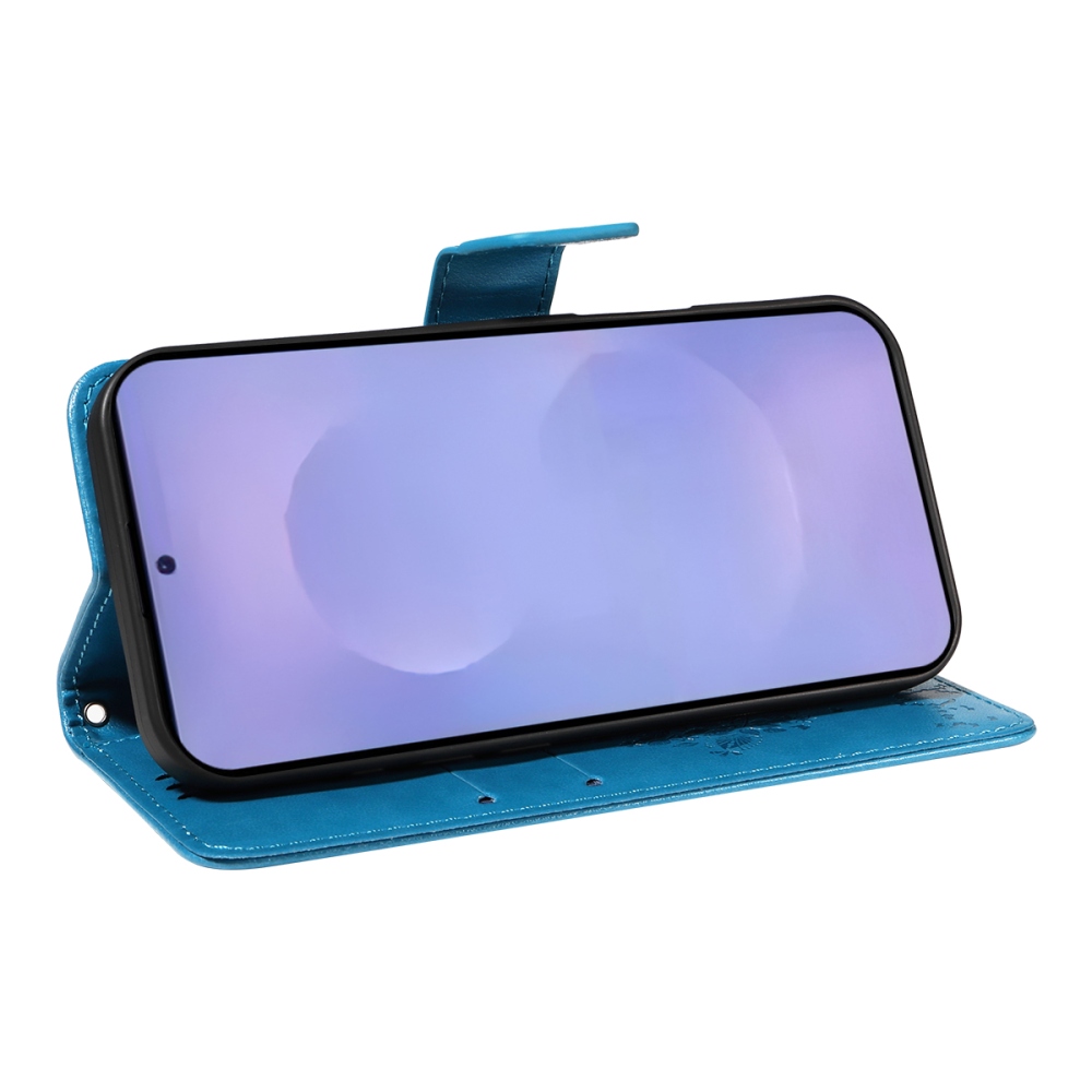 Trees knížkové pouzdro na Samsung Galaxy S26+ - modré