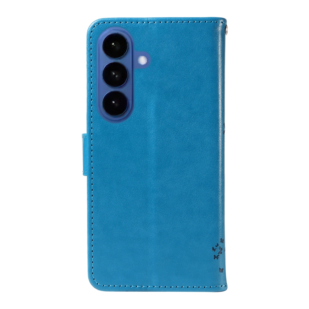 Trees knížkové pouzdro na Samsung Galaxy S26/S26 Pro - modré