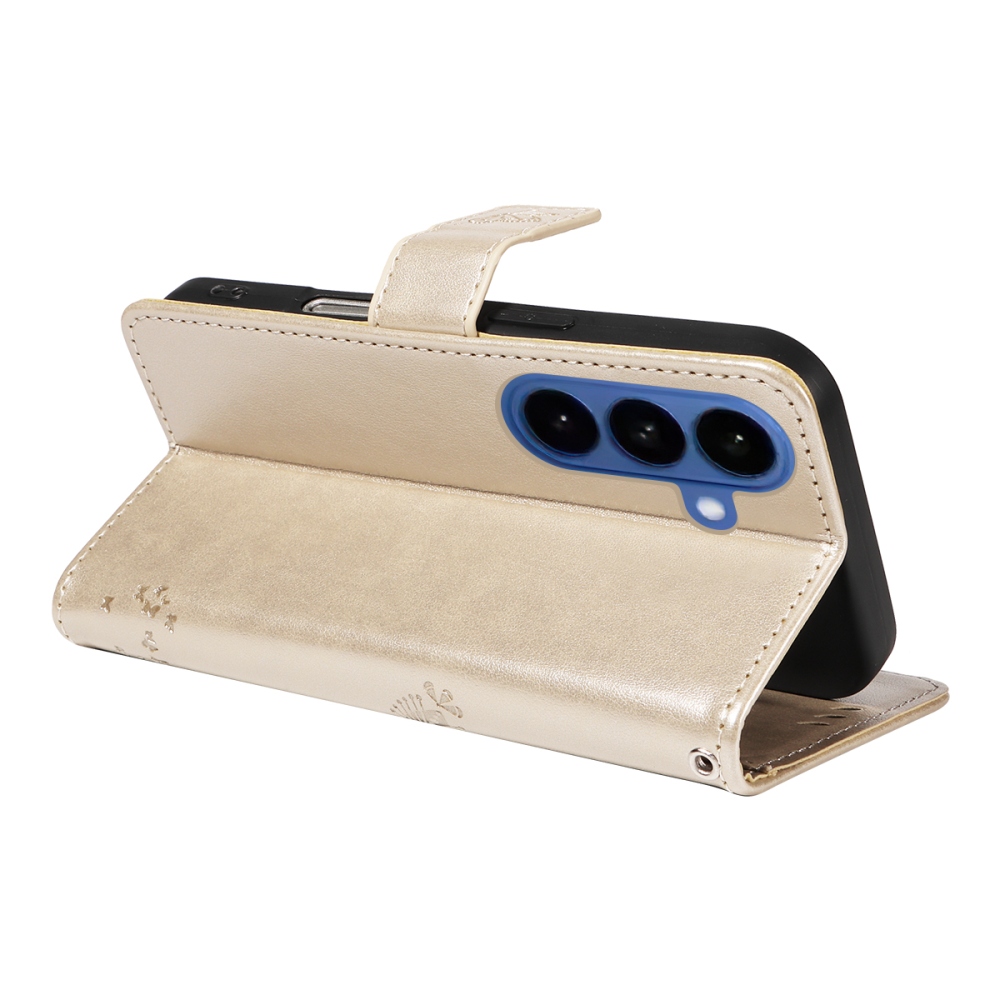 Trees knížkové pouzdro na Samsung Galaxy S26/S26 Pro - zlaté