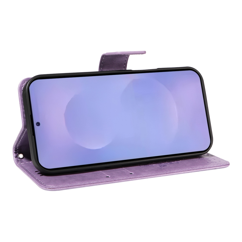 Trees knížkové pouzdro na Samsung Galaxy S26+ - světlefialové