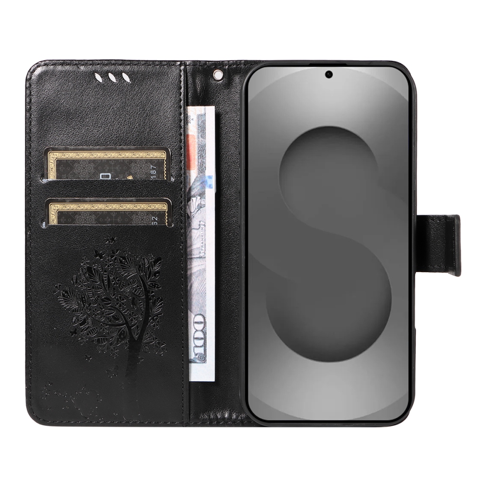 Trees knížkové pouzdro na Samsung Galaxy S26 Ultra - černé