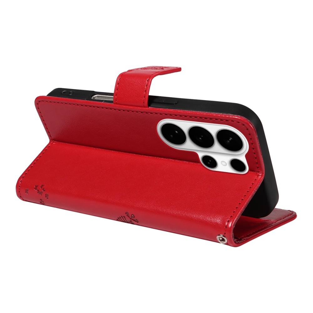 Trees knížkové pouzdro na Samsung Galaxy S26 Ultra - červené