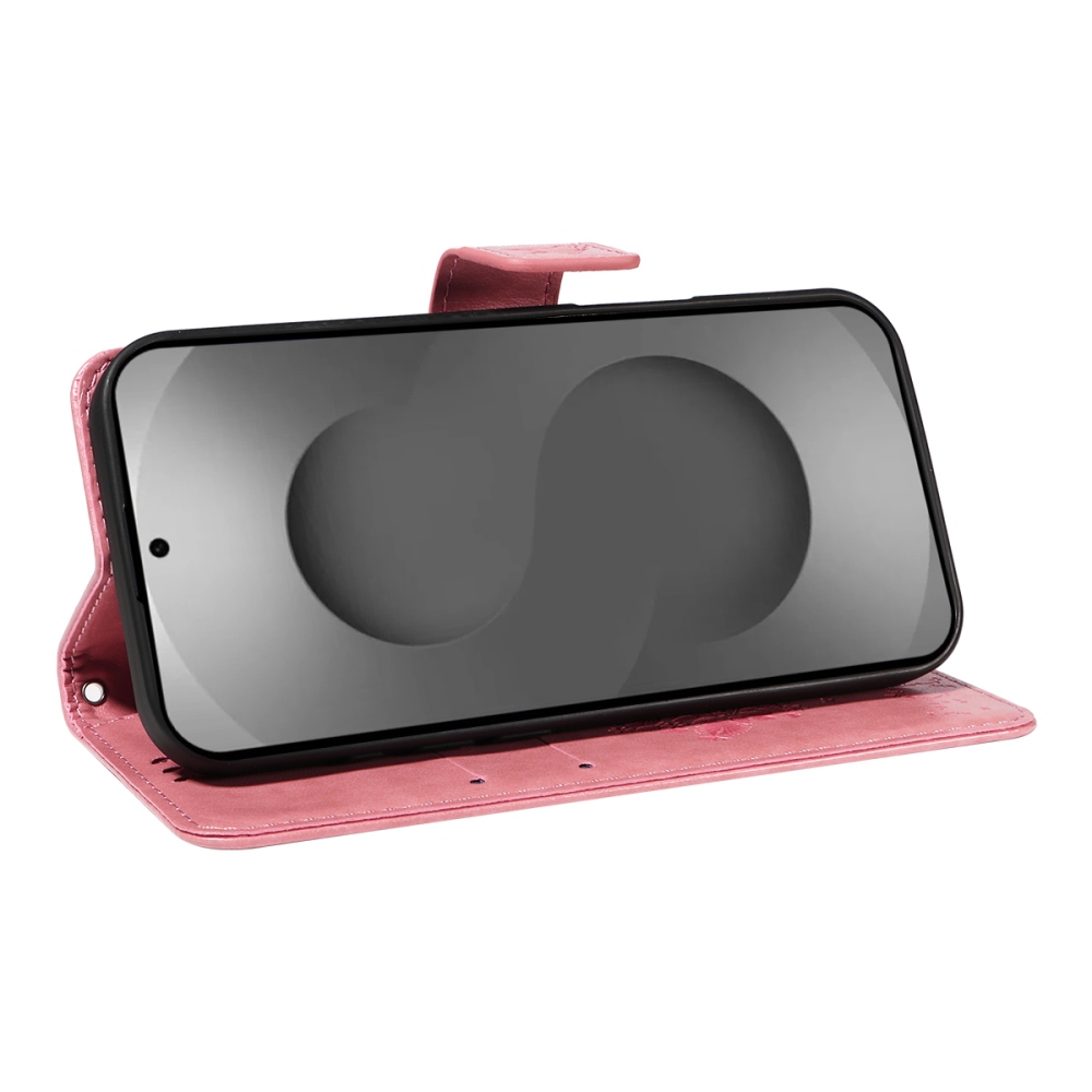 Trees knížkové pouzdro na Samsung Galaxy S26 Ultra - růžové