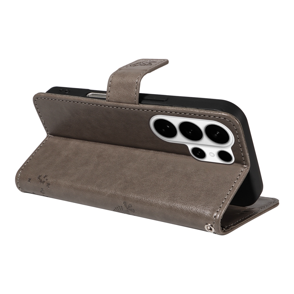 Trees knížkové pouzdro na Samsung Galaxy S26 Ultra - šedé