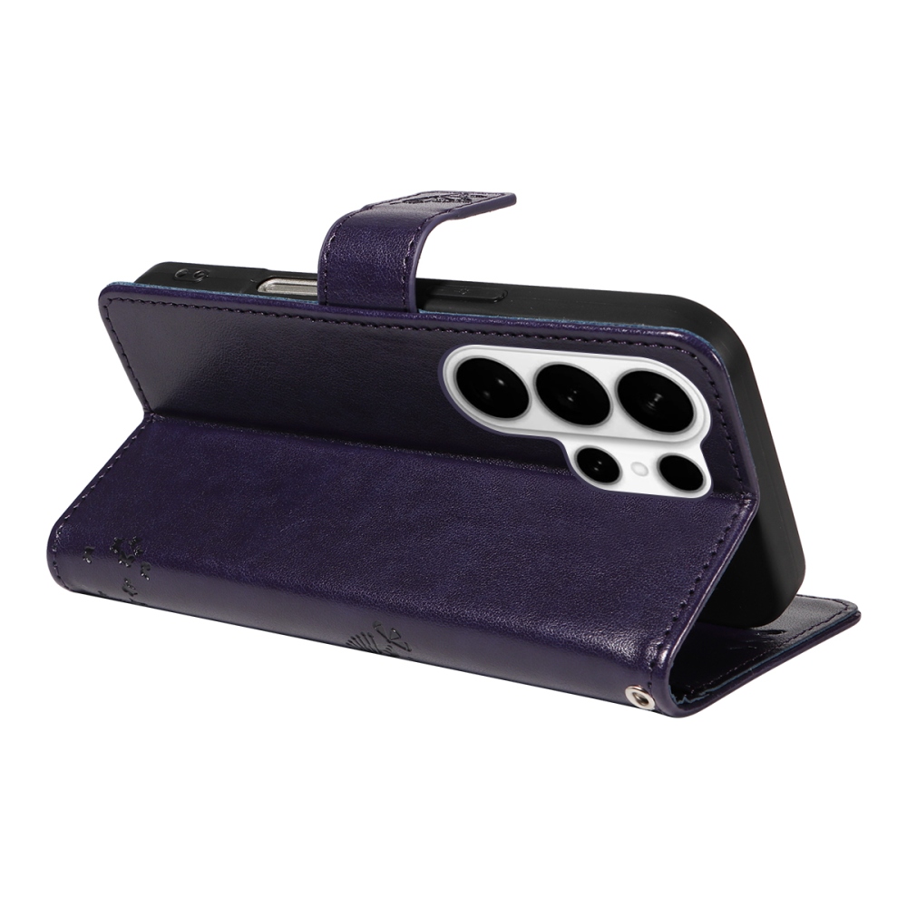 Trees knížkové pouzdro na Samsung Galaxy S26 Ultra - tmavěfialové