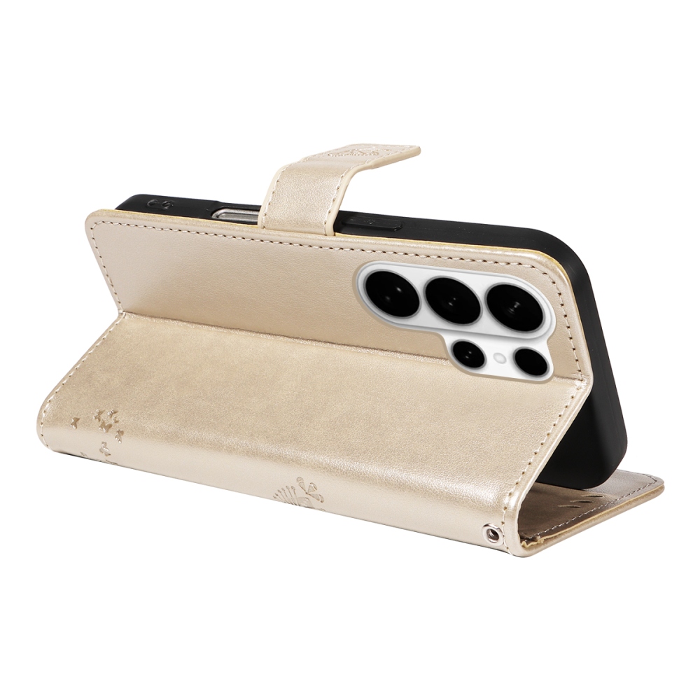 Trees knížkové pouzdro na Samsung Galaxy S26 Ultra - zlaté