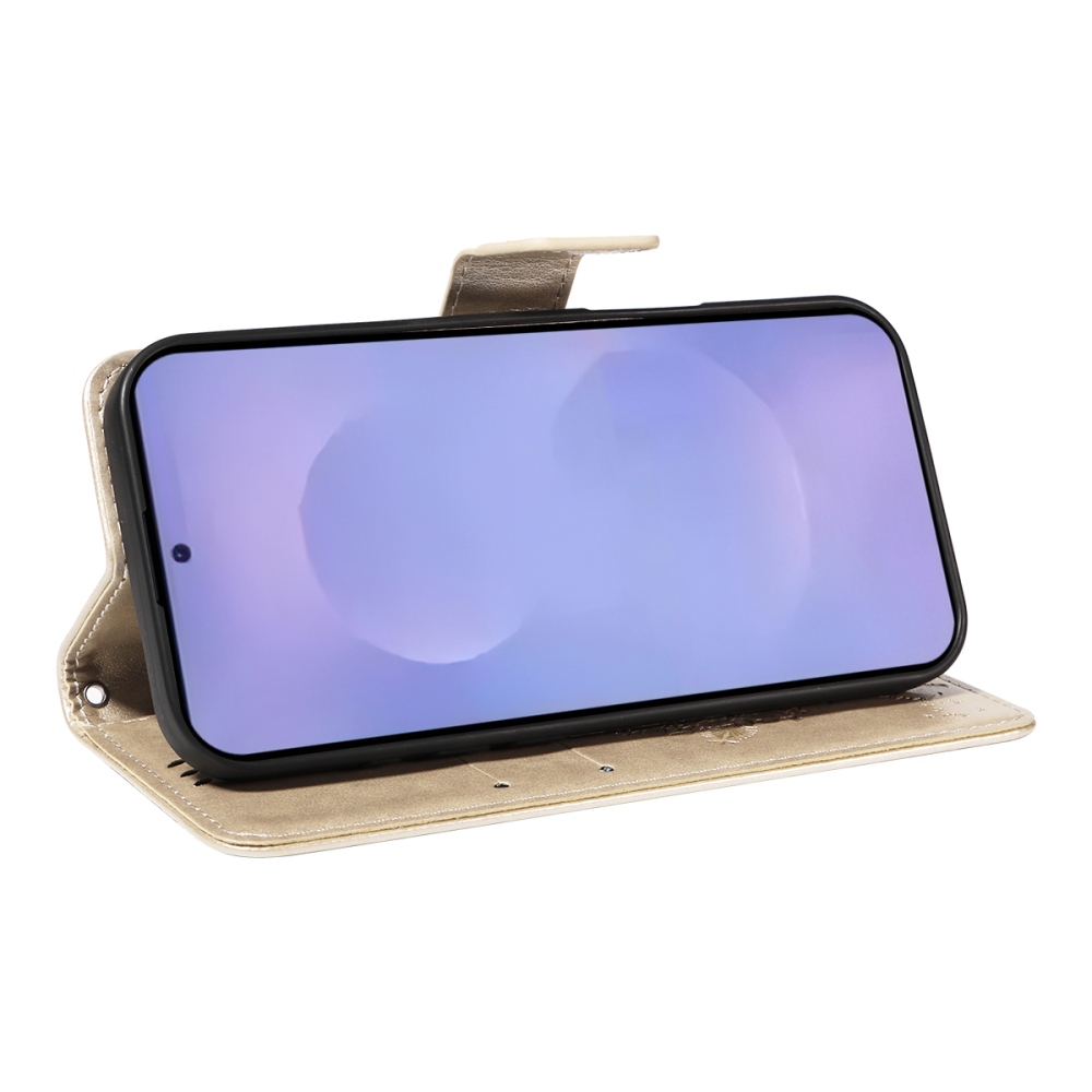 Trees knížkové pouzdro na Samsung Galaxy S26+ - zlaté