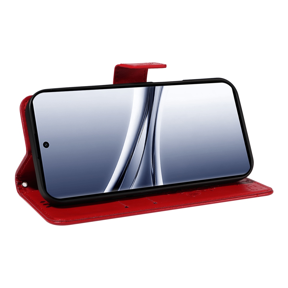 Trees knížkové pouzdro na Xiaomi Poco M8 5G/Redmi Note 15 5G/Note 15 4G - červené