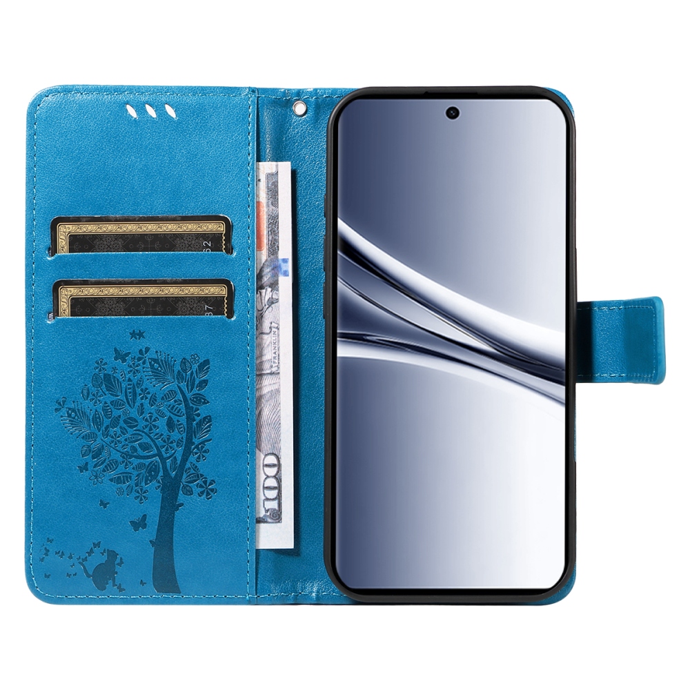 Trees knížkové pouzdro na Xiaomi Poco M8 5G/Redmi Note 15 5G/Note 15 4G - modré