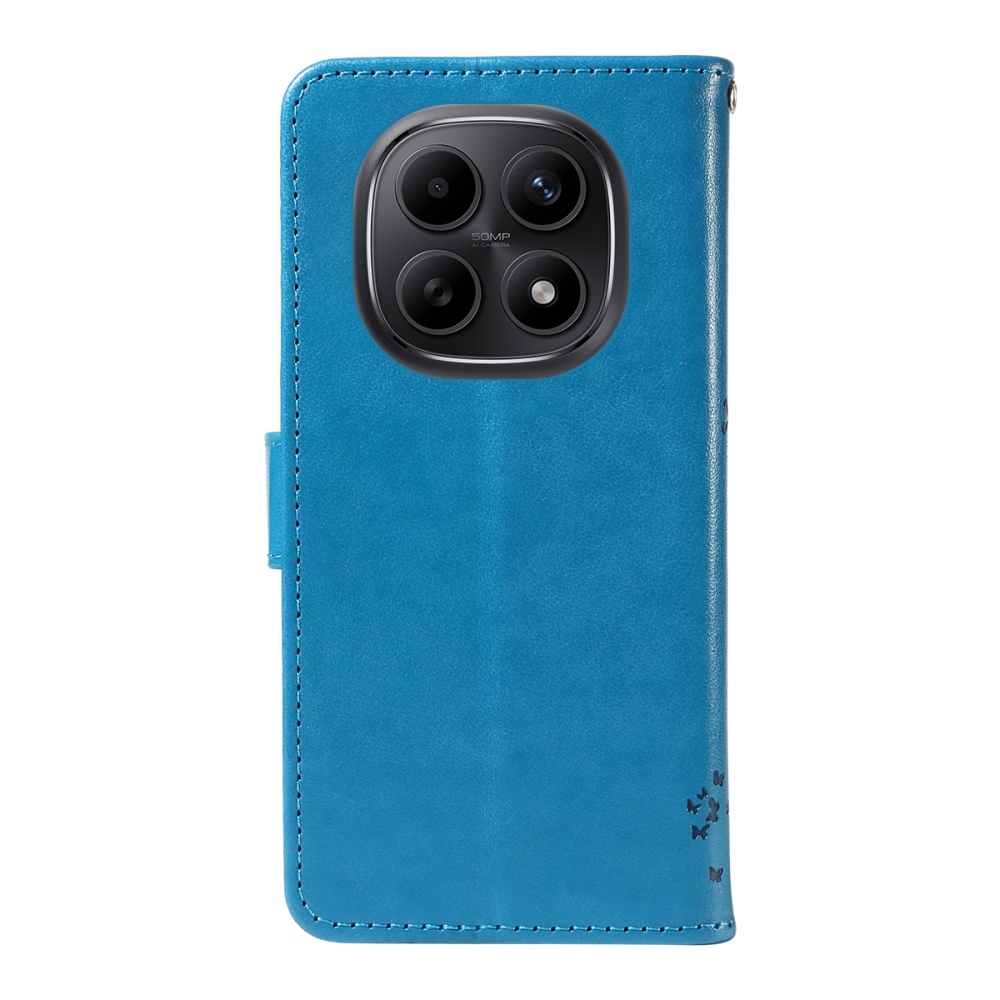 Trees knížkové pouzdro na Xiaomi Poco M8 5G/Redmi Note 15 5G/Note 15 4G - modré