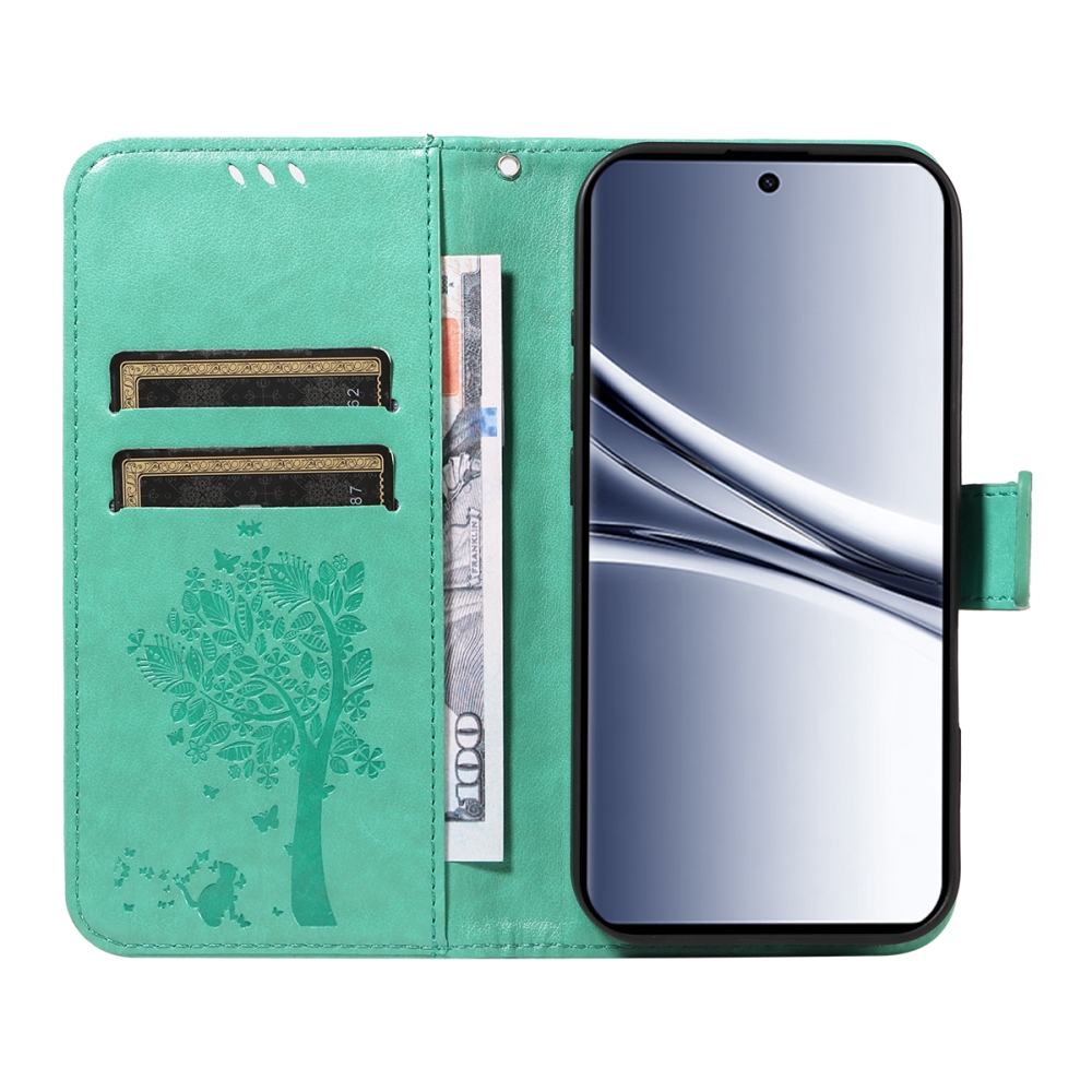 Trees knížkové pouzdro na Xiaomi Poco M8 5G/Redmi Note 15 5G/Note 15 4G - modrozelené
