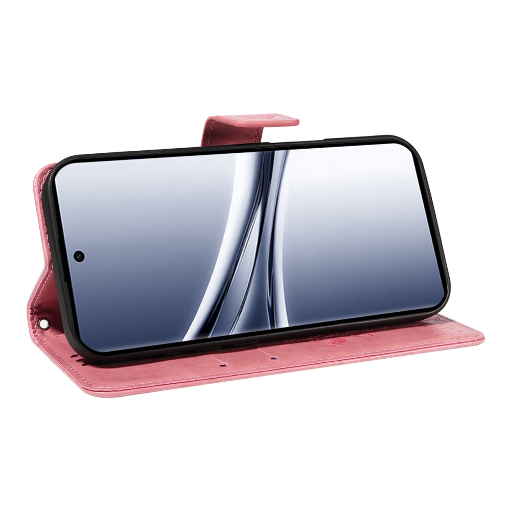 Trees knížkové pouzdro na Xiaomi Poco M8 5G/Redmi Note 15 5G/Note 15 4G - růžové