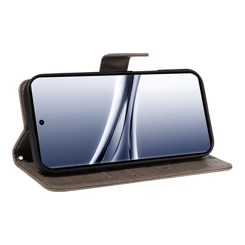 Trees knížkové pouzdro na Xiaomi Poco M8 5G/Redmi Note 15 5G/Note 15 4G - šedé