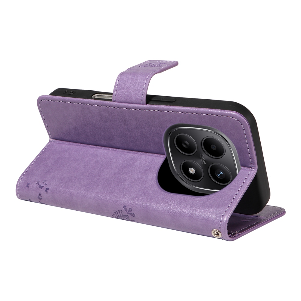 Trees knížkové pouzdro na Xiaomi Poco M8 5G/Redmi Note 15 5G/Note 15 4G - světlefialové