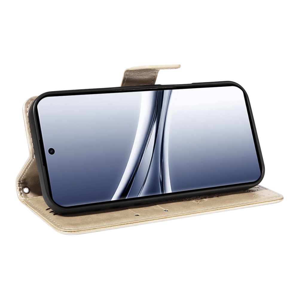 Trees knížkové pouzdro na Xiaomi Poco M8 5G/Redmi Note 15 5G/Note 15 4G - zlaté