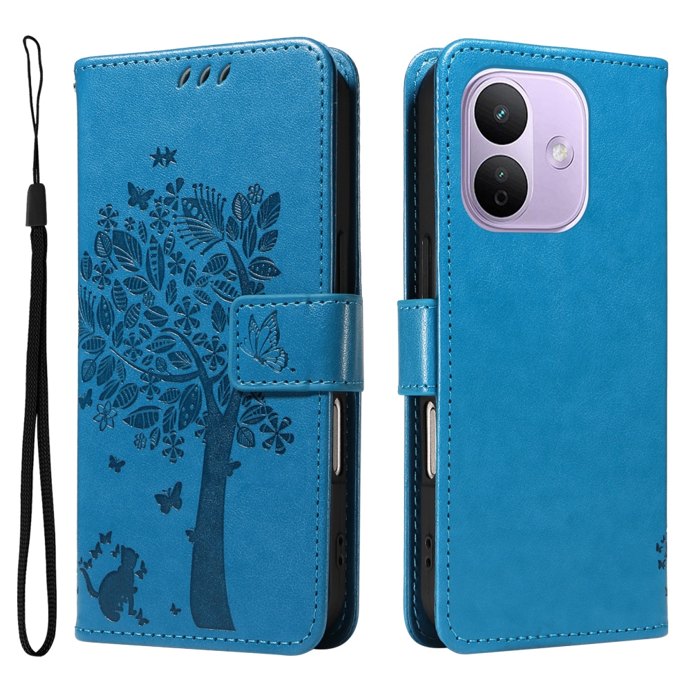 Trees knížkové pouzdro na Xiaomi Redmi Note 17 Pro 5G - modré