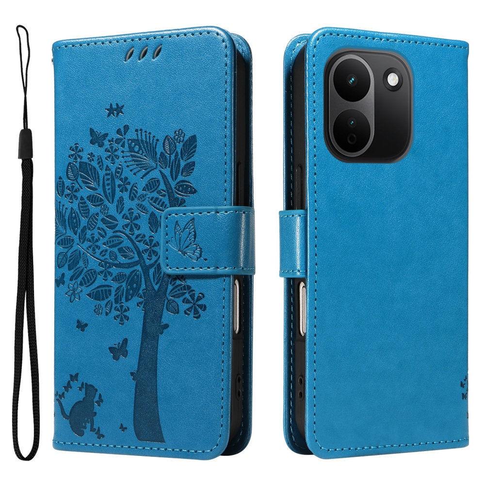 Trees knížkové pouzdro na Xiaomi Redmi Note 17 Pro Max 5G - modré