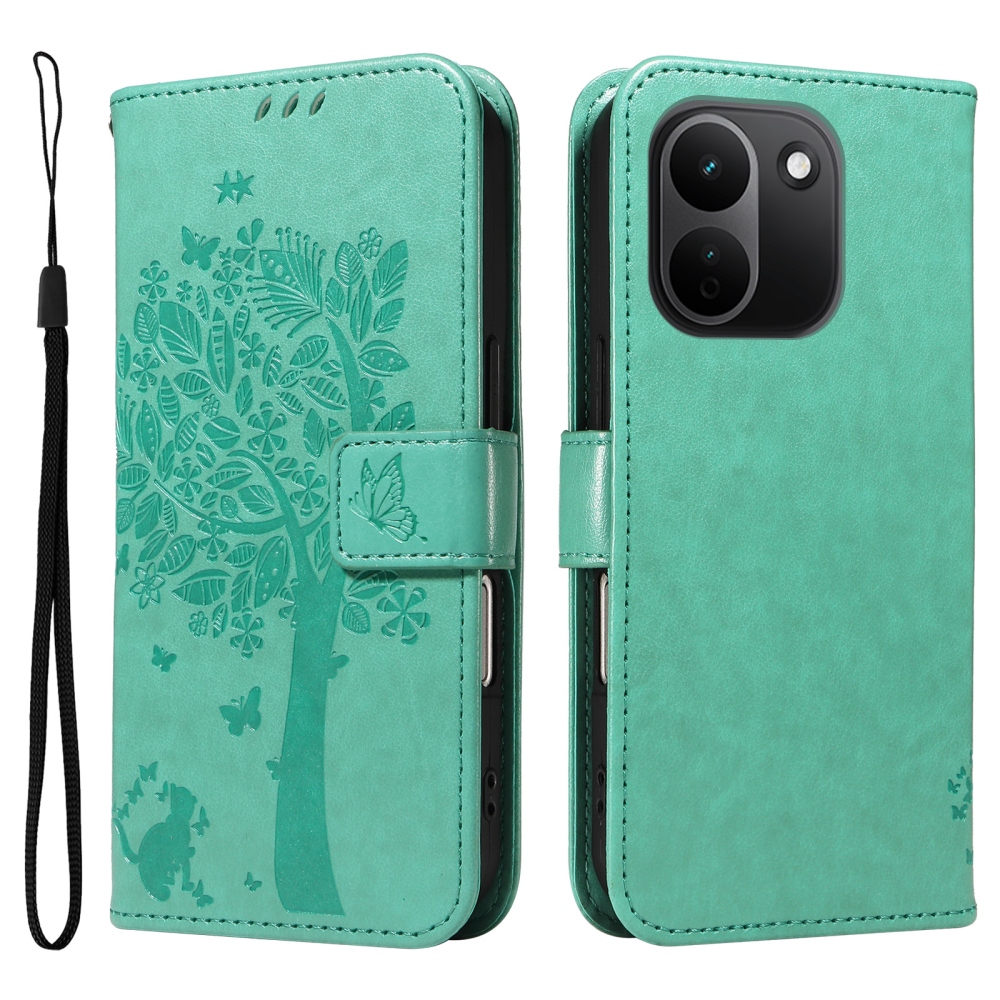 Trees knížkové pouzdro na Xiaomi Redmi Note 17 Pro Max 5G - modrozelené