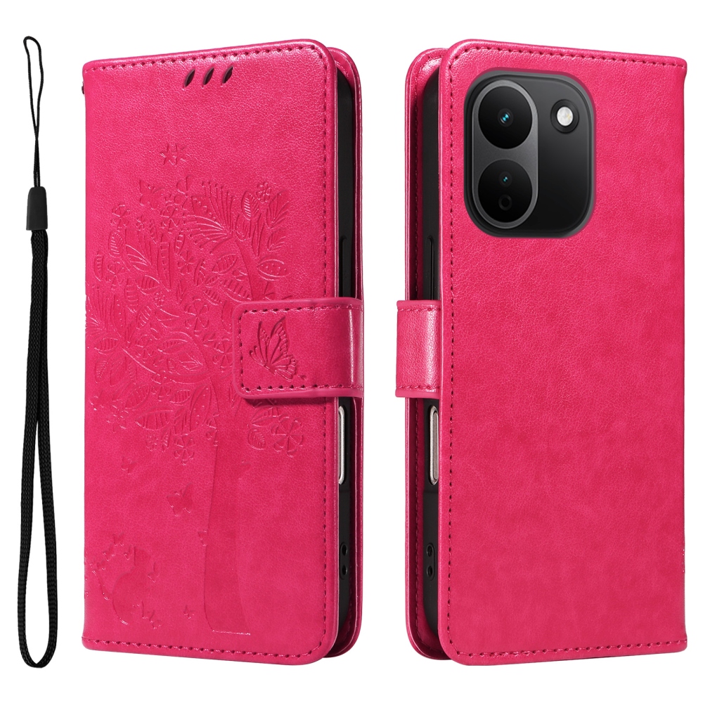 Trees knížkové pouzdro na Xiaomi Redmi Note 17 Pro Max 5G - rose