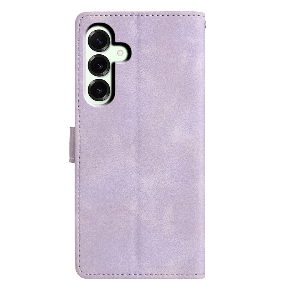 Triangly knížkové pouzdro na Samsung Galaxy A37 5G - fialové