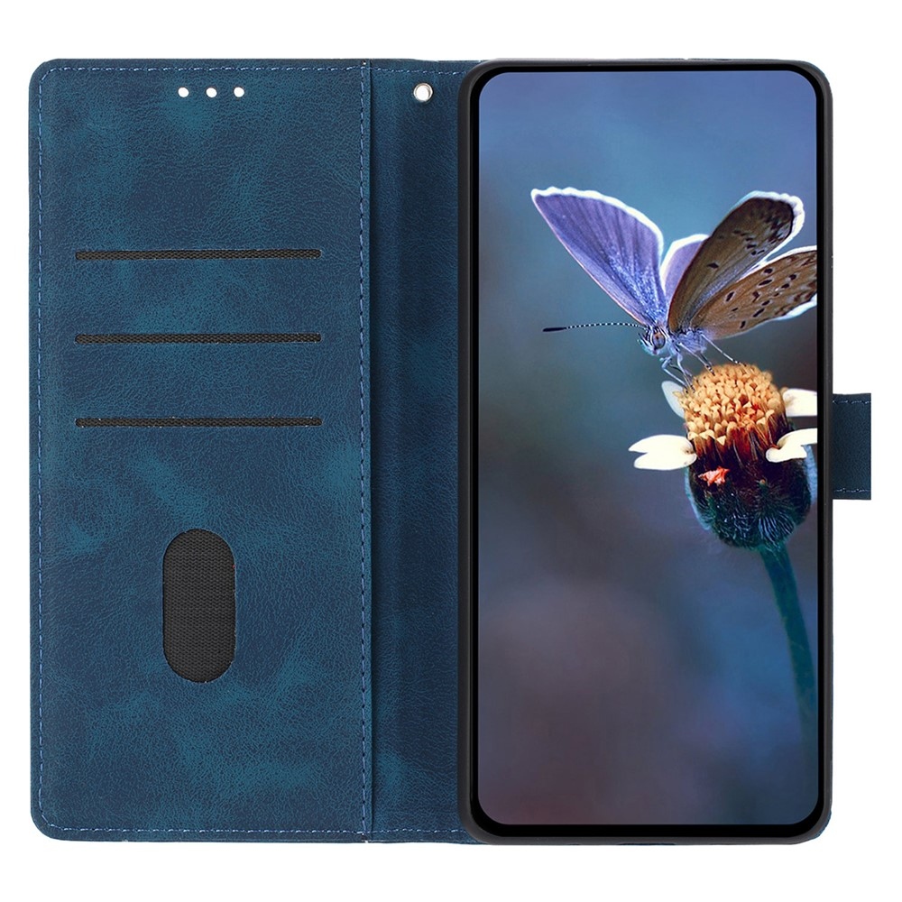 Triangly knížkové pouzdro na Samsung Galaxy A37 5G - modré