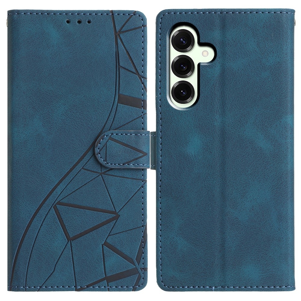 Triangly knížkové pouzdro na Samsung Galaxy A37 5G - modré