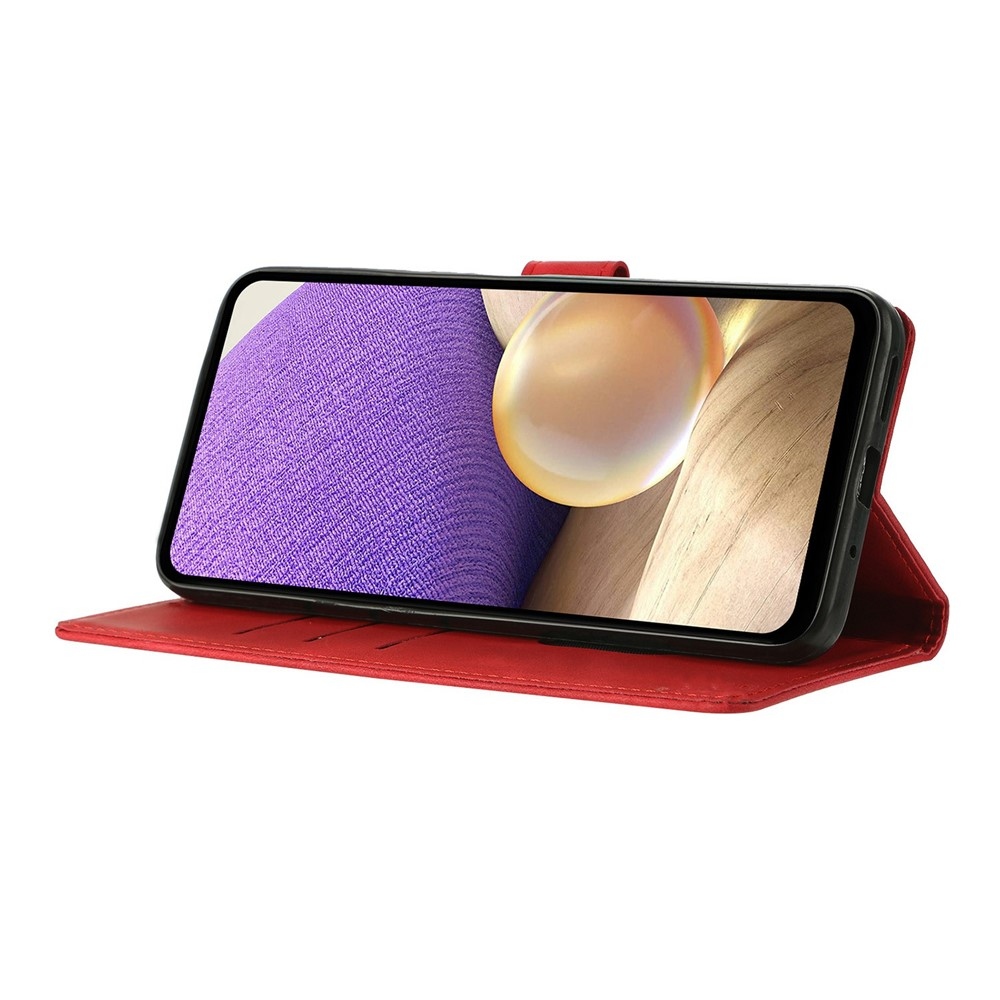 Triangly knížkové pouzdro na Xiaomi Redmi Note 15 Pro+ 5G/Xiaomi Poco M8 Pro 5G - červené