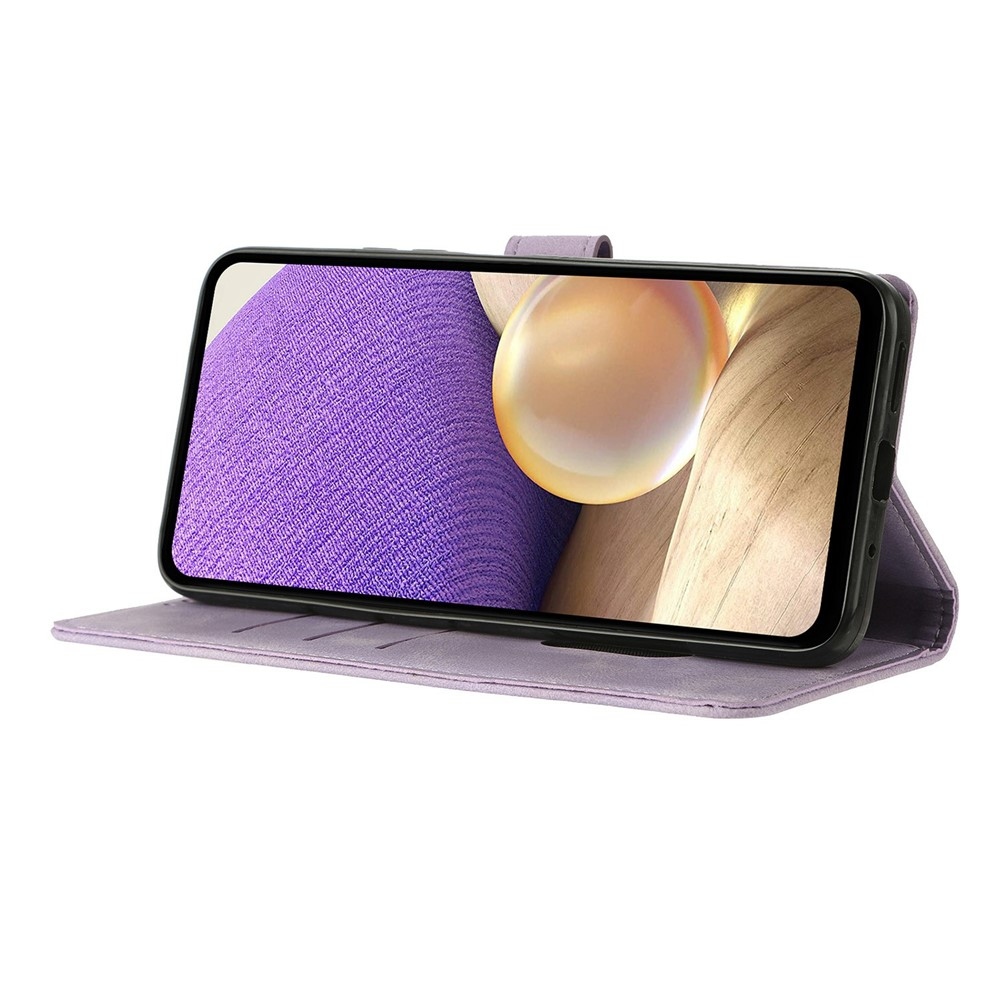 Triangly knížkové pouzdro na Xiaomi Redmi Note 15 Pro+ 5G - fialové