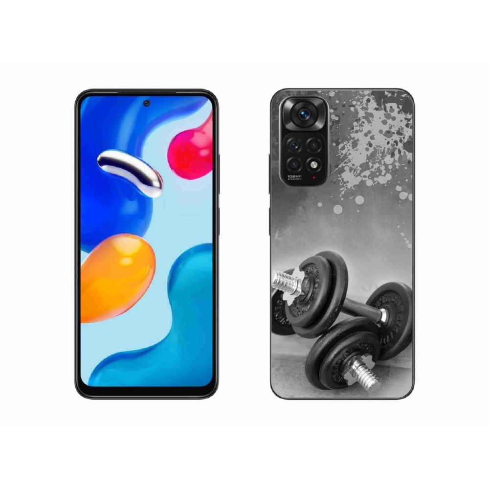 Gelový kryt mmCase na Xiaomi Redmi Note 11S 4G - činky 1