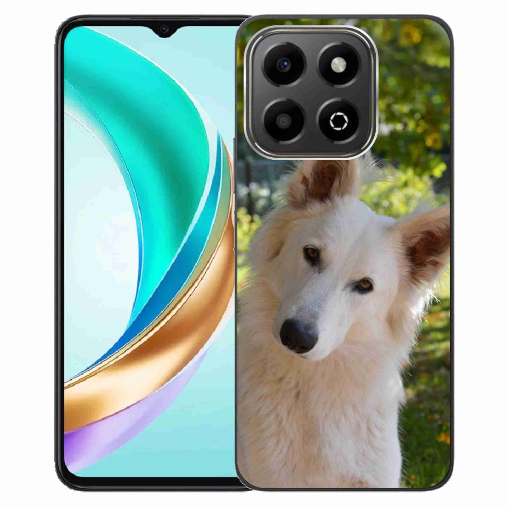 Gelový kryt mmCase na Honor X6b - bílý švýcarský ovčák 1