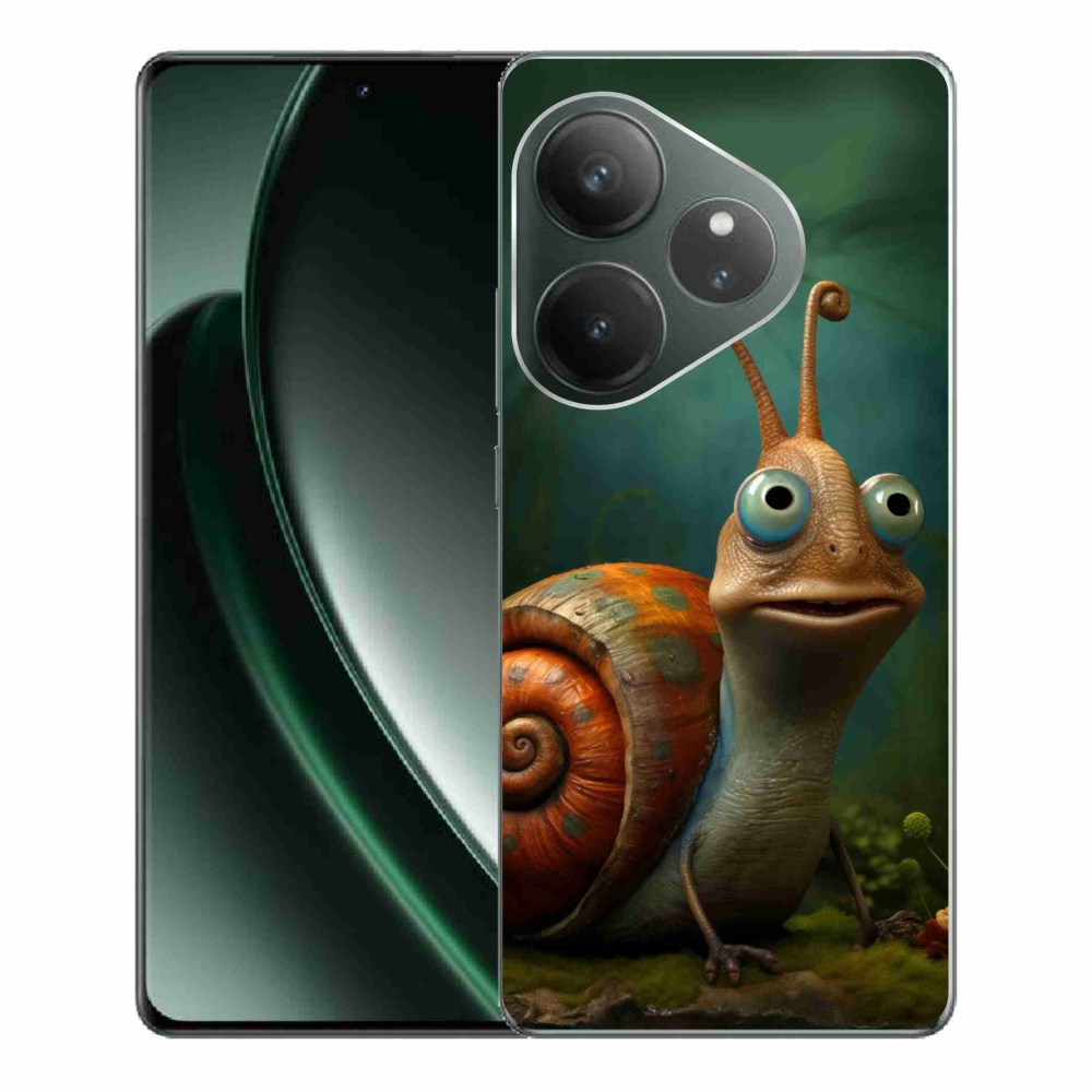Gelový kryt mmCase na Realme GT 6 5G/GT 6T 5G - šnek