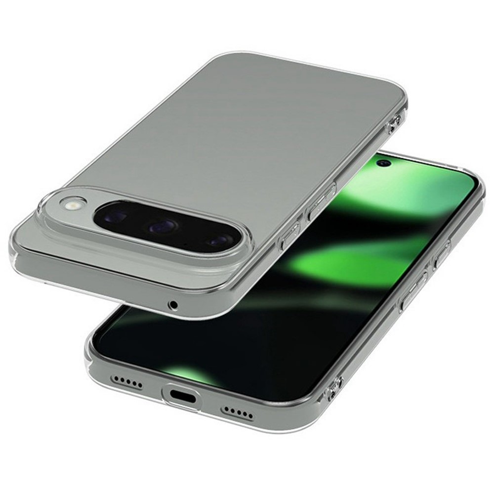 Průhledný gelový obal na Google Pixel 10 - průhledný