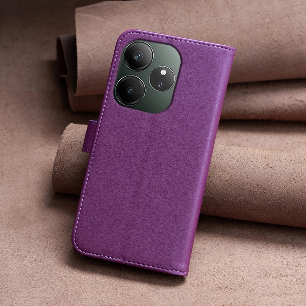 BNF knížkové pouzdro na Realme GT 6 5G/GT 6T 5G - tmavěfialové