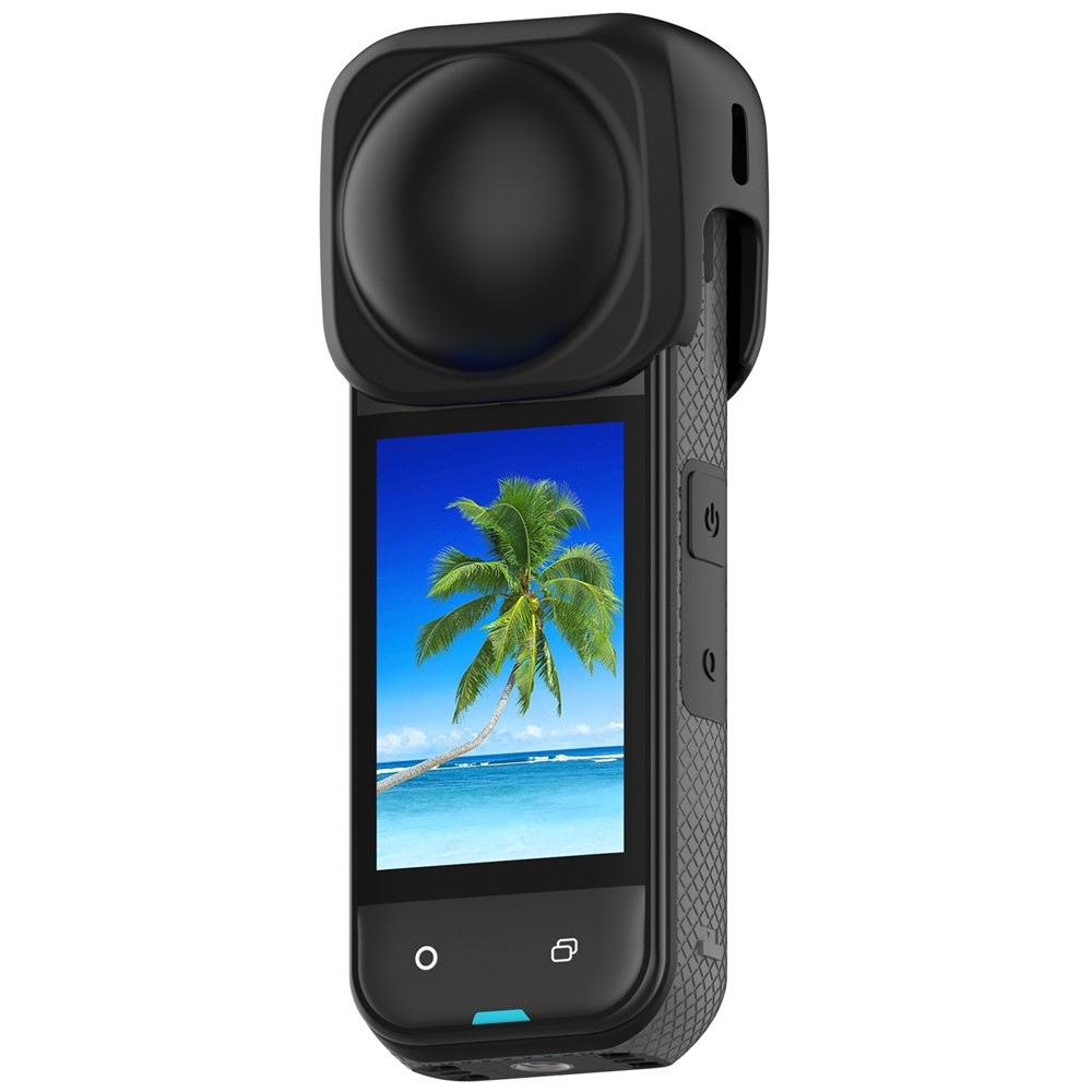 Silikonová krytka objektivů pro Insta360 X5 a X4 - černá