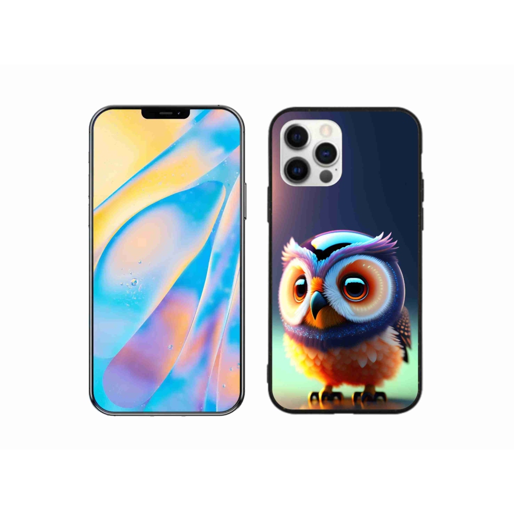 Gelový kryt mmCase na iPhone 12 Pro - sovička