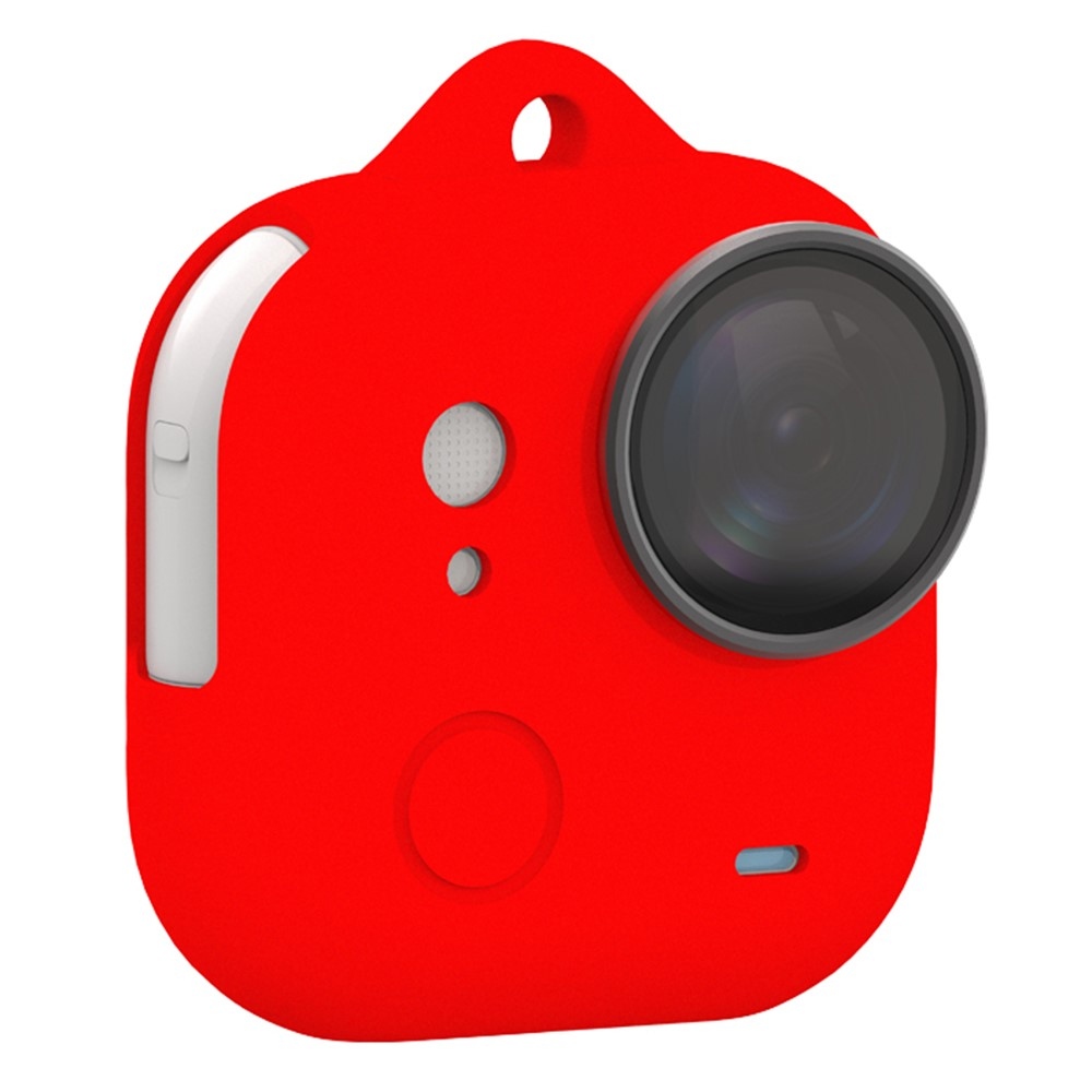 Silikonový ochranný obal s krytkou objektivu pro Insta360 GO Ultra – červený