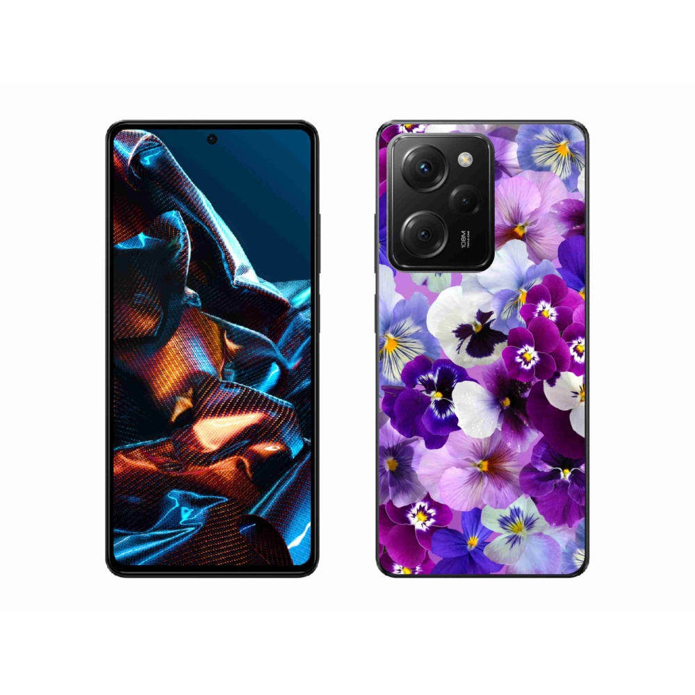 Gelový kryt mmCase na Xiaomi Poco X5 Pro 5G - květiny 9