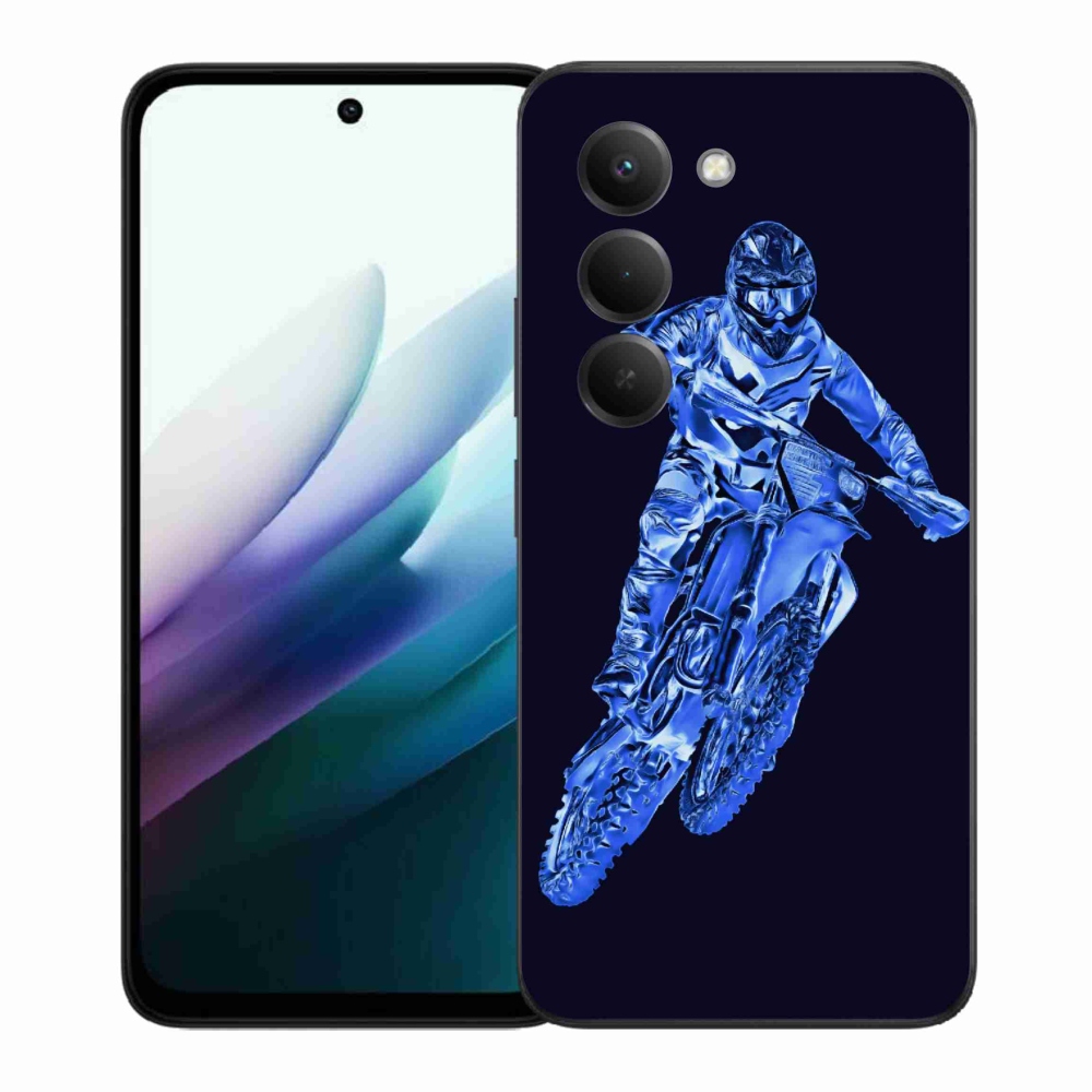 Gelový kryt mmCase na Xiaomi Redmi 15 4G/5G (171mm) - motocross 1