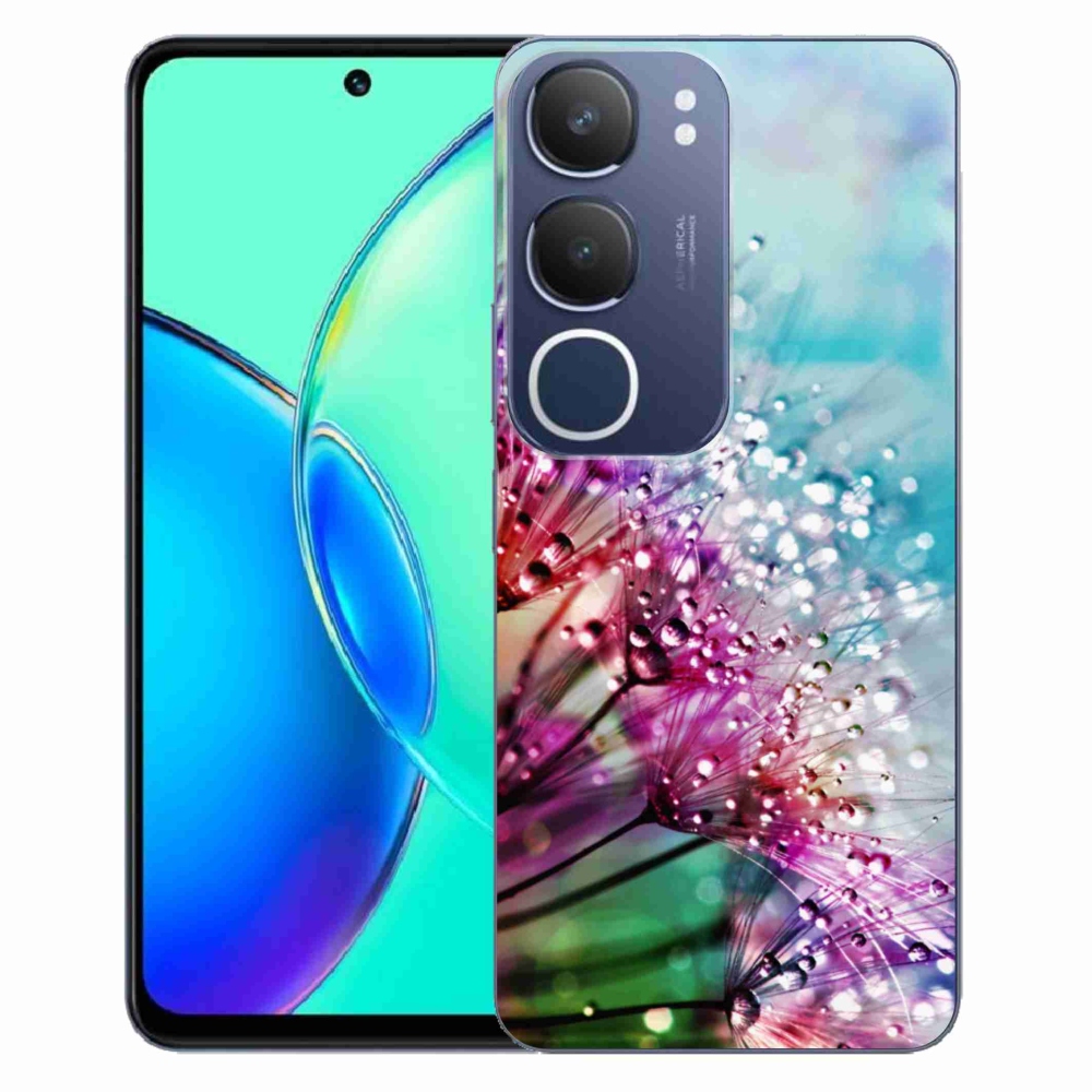 Gelový kryt mmCase na Vivo Y19s - barevné květy