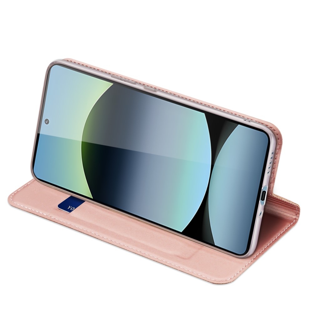 DUX knížkové pouzdro na Xiaomi Redmi Note 14S - růžovozlaté