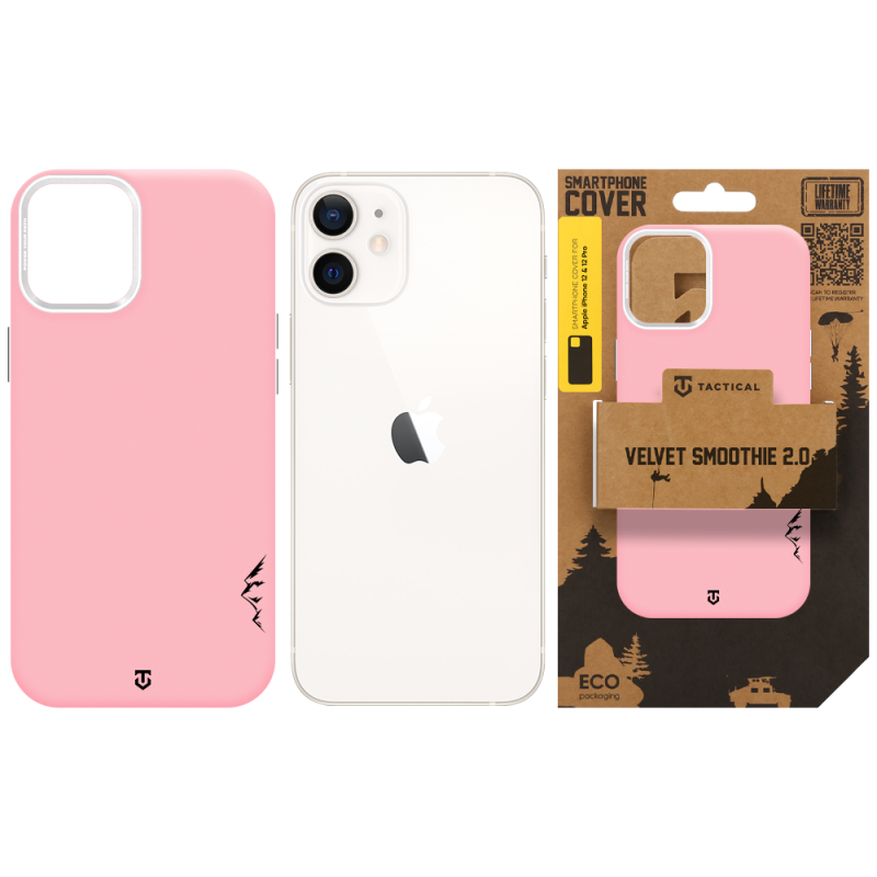 Tactical MagForce Velvet Smoothie 2.0 Kryt pro Apple iPhone 12/12 Pro Pink Panther