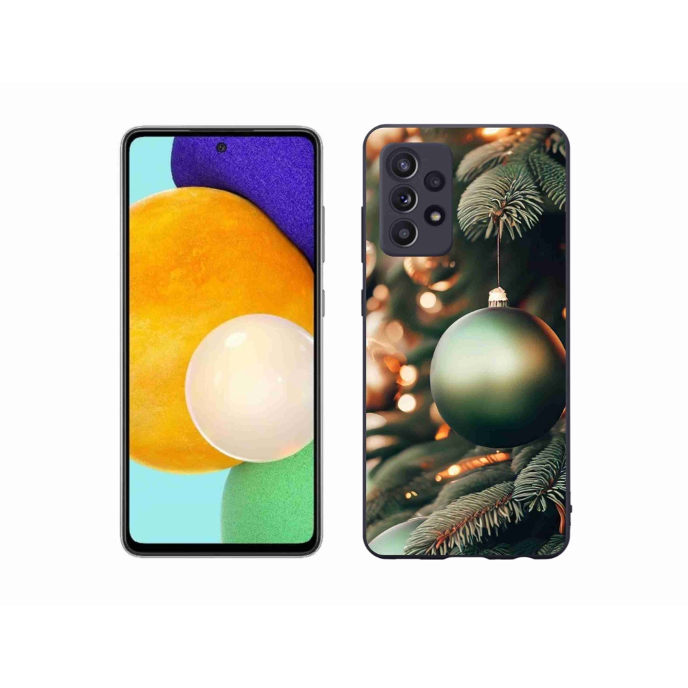 Gelový kryt mmCase na Samsung Galaxy A52/A52 5G - vánoční ozdoby 1