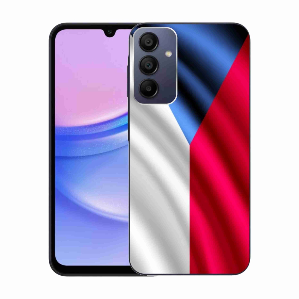 Gelový kryt mmCase na Samsung Galaxy A15 4G/5G - česká vlajka