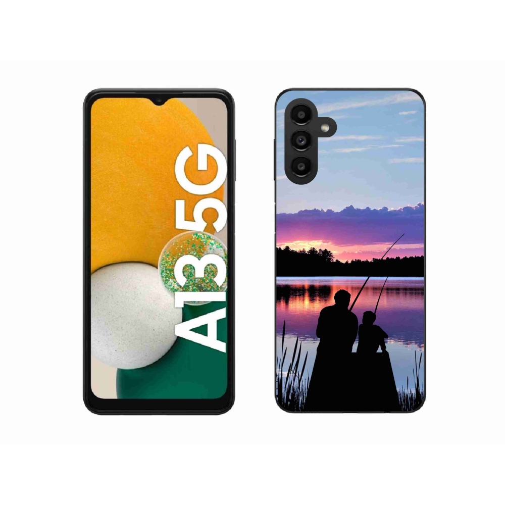 Gelový kryt mmCase na Samsung Galaxy A13 5G - rybaření 2