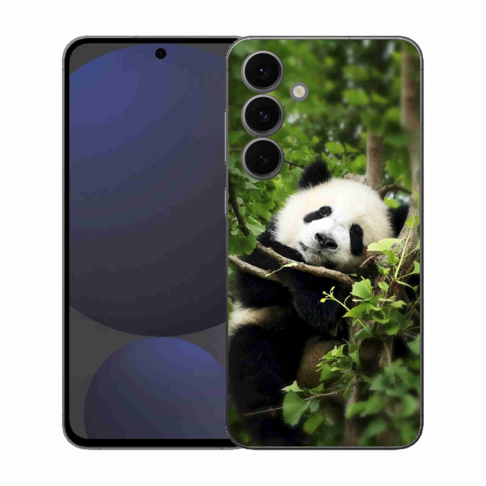 Gelový kryt mmCase na Samsung Galaxy S25 FE - panda