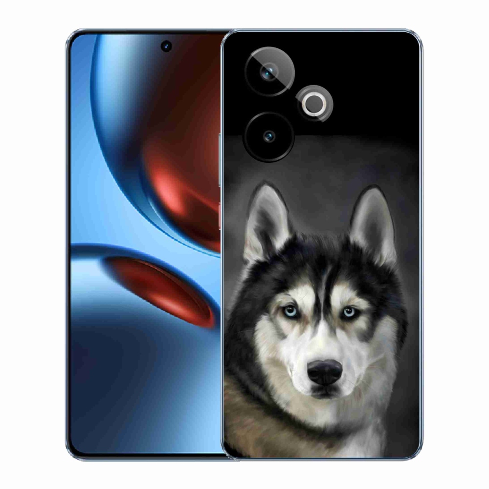Gelový kryt mmCase na Realme GT 7 5G/GT 7T 5G - husky
