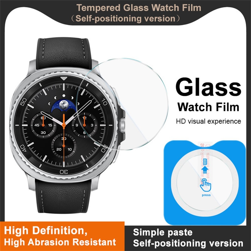 Tvrzené sklo na Samsung Galaxy Watch8 Classic 46mm s aplikačním rámečkem